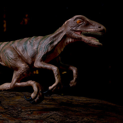 running raptor (textured)