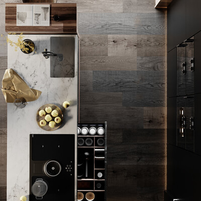 Kitchen details from the project "House for Architect"