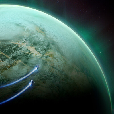 Paradise planet. Infiniti. Discoverers