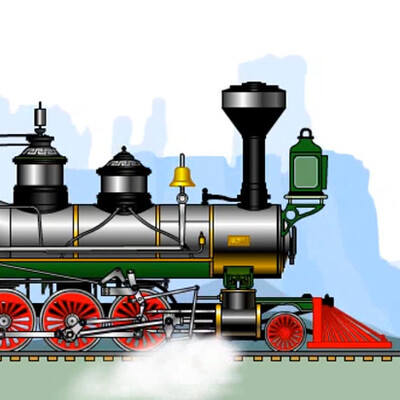 Американский паровоз 19 в. Mason Bogie 1874