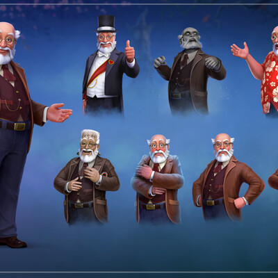 Clockmaker: characters.