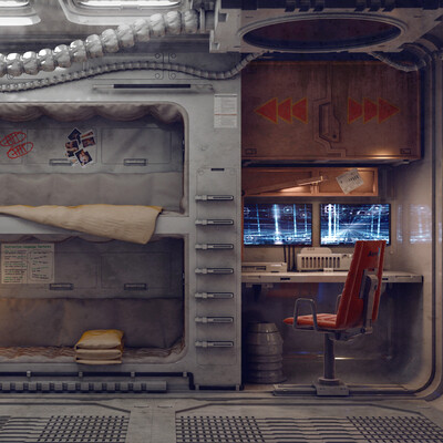Sci-fi asset blender modeling