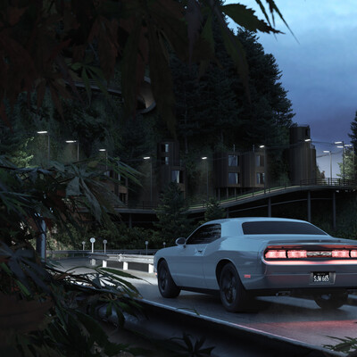 CGI \ Far in the mountains