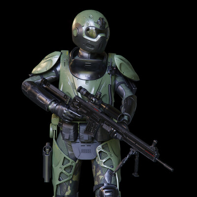 Military Exoskeleton R-40  "Nemesis"