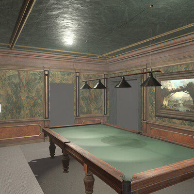 Billiard room