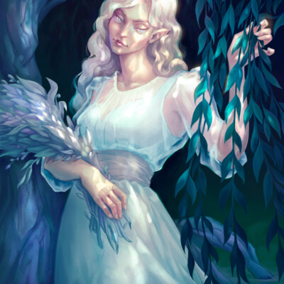 Lady in White
