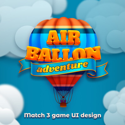 Match 3 game UI design