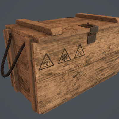 Wood Military box