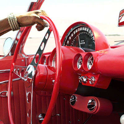 Modeling Chevrolet Corvett C1 (1953-1962)