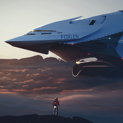 Extraterrestrial environment 3Ds max - Corona Render