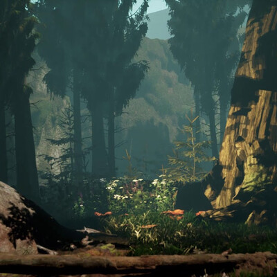 Шахта у леса (UE4)