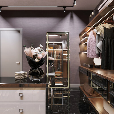 Moscow Ostozhenka Apartment. Wardrobe
