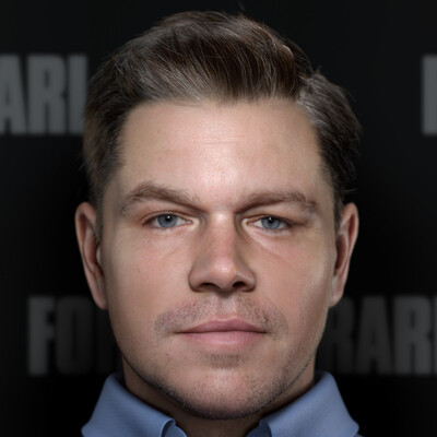 Matt Damon - Digital Sculpt