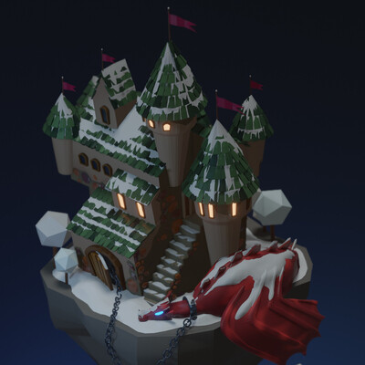 ЗИМНИЙ ЗАМОК. 3D