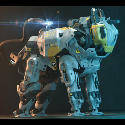 Sci-fi Mecha Dog