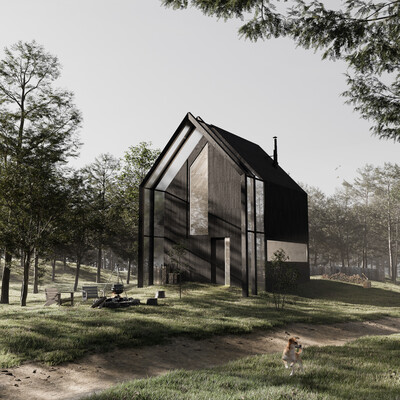 Forest house