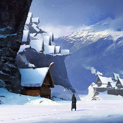 Студент Баулов Андрей / Курс "Концепт Арт Окружения, Matte Painting и 3D для 2D"