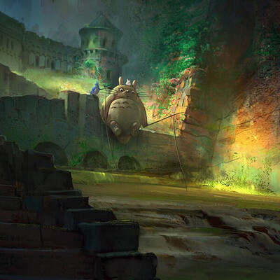 Студент Паламарчук Михаил / Курс "Концепт Арт Окружения, Matte Painting и 3D для 2D"