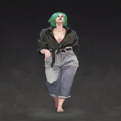 Girl in my shirt