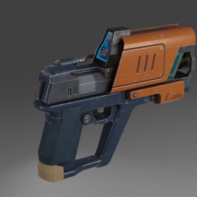 Sci-fi pistol