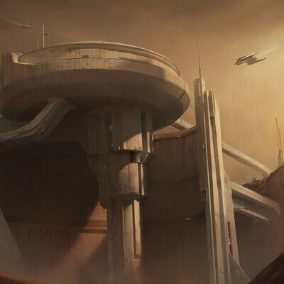 Студентка Булгакова Евгения / Курс "Концепт Арт Окружения, Matte Painting и 3D для 2D"