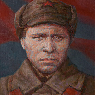 Портрет красноармейца