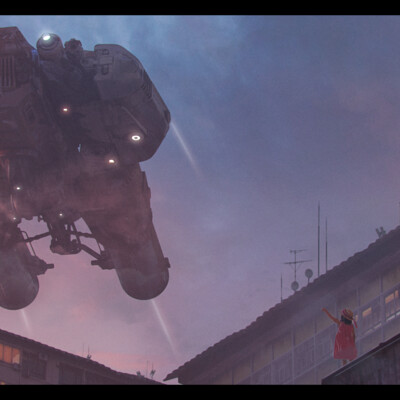 Sci-fi ship
