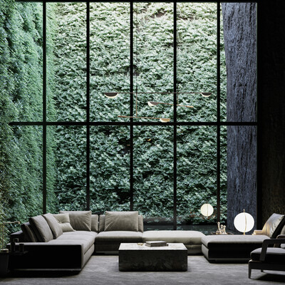 GREEN LIVING ROOM