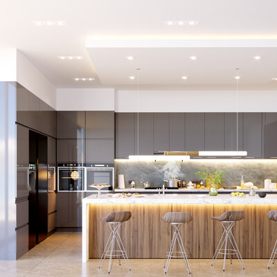 GRAY KITCHEN