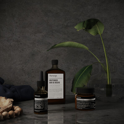 PRODUCT RENDERING FOR AESOP SKIN CARE