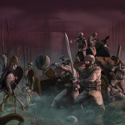 Battle with dead