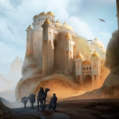 Студент Свиридов Максим / Курс "Концепт Арт Окружения, Matte Painting и 3D для 2D"