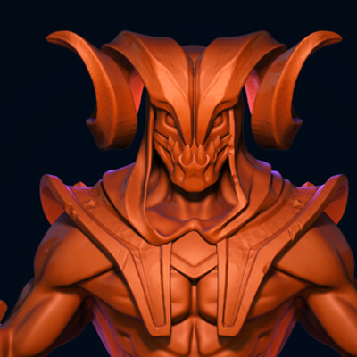 The Demon Hunter (Clay Render)