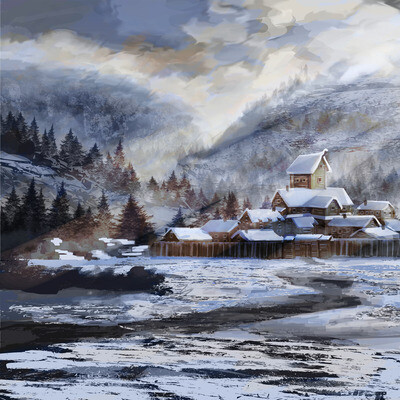 village in the mountains