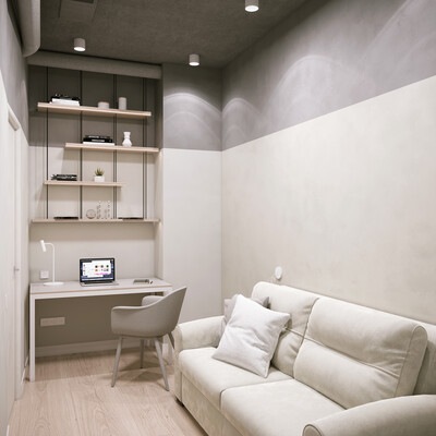 Apartment in Kiev / part_2 - bedroom and corridor