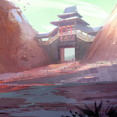 Студентка Бутенкова Елена / Курс "Концепт Арт Окружения, Matte Painting и 3D для 2D"