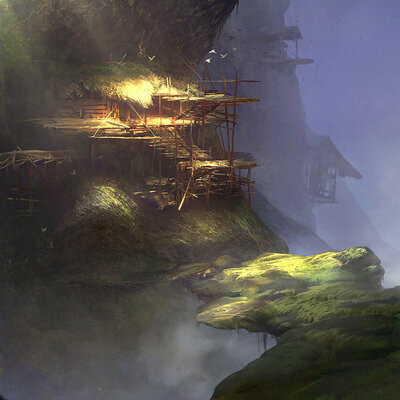 Студентка Истомина Мария / Курс "Концепт Арт Окружения, Matte Painting и 3D для 2D"