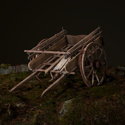 Wooden cart