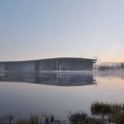 Art Museum in Jining, Shandong (сделано по референсу)