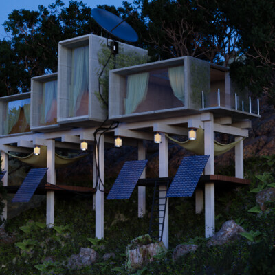 Futuristic house