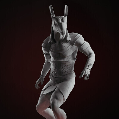 Set | Concept Art | Egyptian God | 3D concept