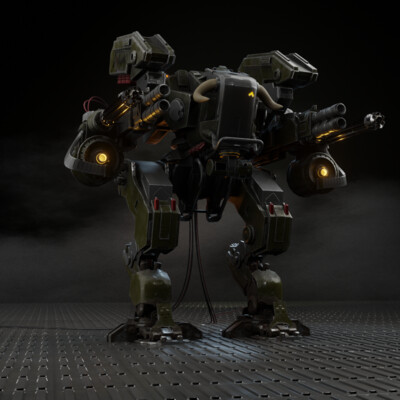 Gamedev soviet military robot