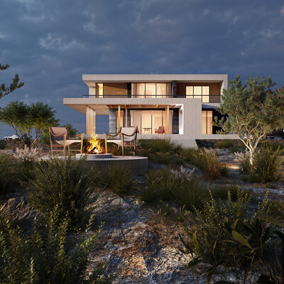 Exterior rendering test