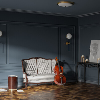 Improvisation on the theme - Bach Cello Suite No.1 in G