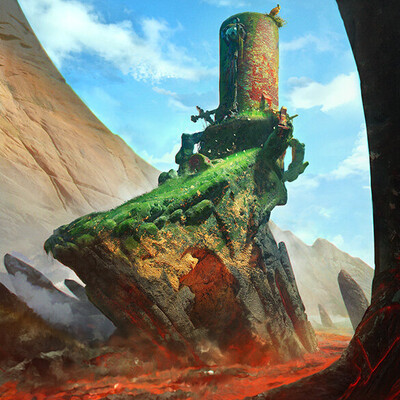 Студент Плеханов Александр / Курс "Концепт Арт Окружения, Matte Painting и 3D для 2D"