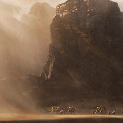 Across the desert