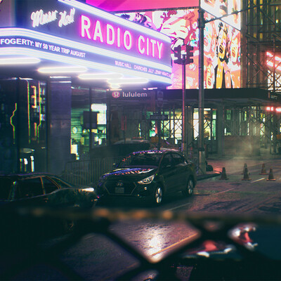 Street on unreal engine 4