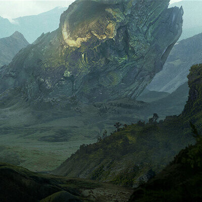 Студентка Винокурова Анна / Курс "Концепт Арт Окружения, Matte Painting и 3D для 2D"