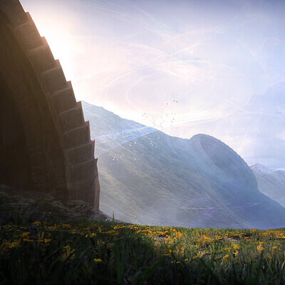 Студентка Снитникова Алина / Курс "Концепт Арт Окружения, Matte Painting и 3D для 2D"