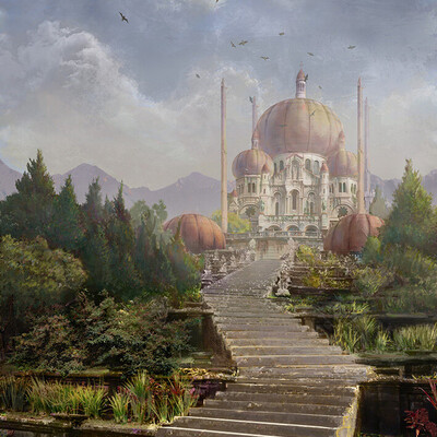 Студентка Гончаренко Ирина / Курс "Концепт Арт Окружения, Matte Painting и 3D для 2D"
